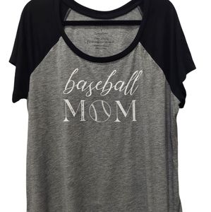 Torrid Baseball Mom Raglan Tee
